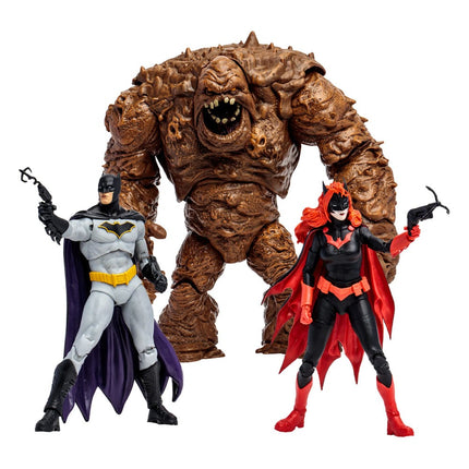 Clayface, Batman & Batwoman DC Multiverse Action Figures Multipack Gold Label 18 cm